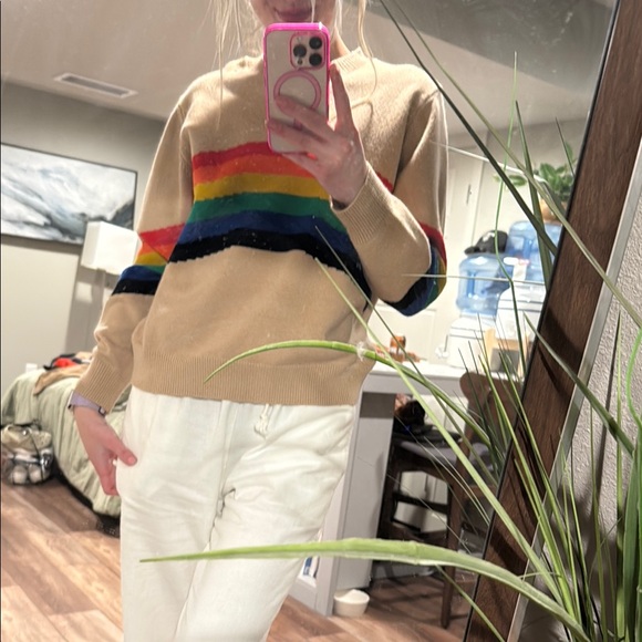 Rainbow Stripe Sweater - Picture 1 of 4